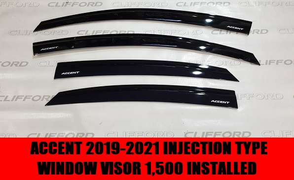 WINDOW VISOR ACCENT 2019-2021