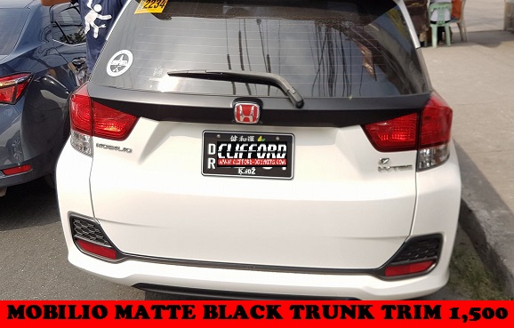 MATTE BLACK TRUNK TRIM MOBILIO 2015-2020