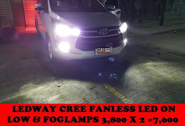 LEDWAY CREE 24W FANLESS LED ON INNOVA 2016-2020
