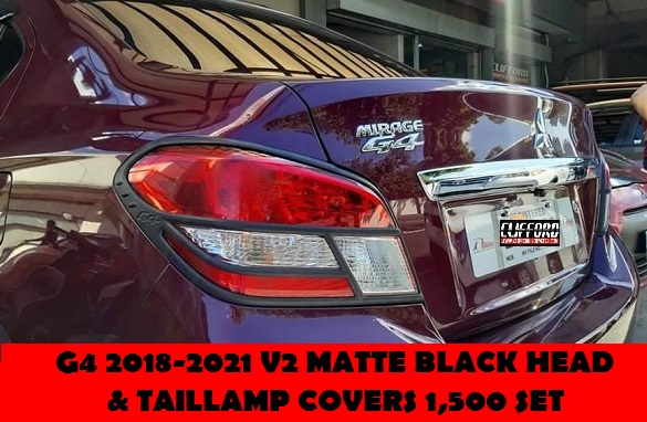 MATTE BLACK TRIMS MIRAGE G4 2018-2021 