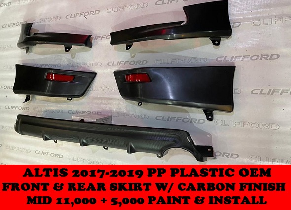 PP PLASTIC OEM KIT ALTIS 2014-2019