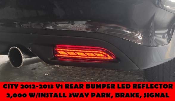 REAR BUMPER LED REFLECTOR CITY 2012-2013 