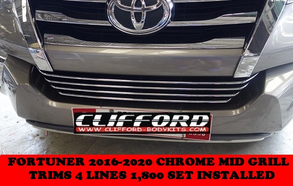 MID GRILL TRIMS FORTUNER 2016-2020 