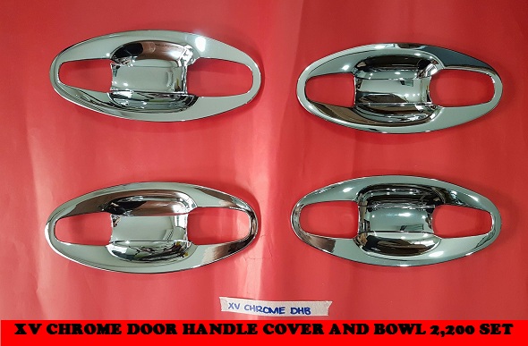 XV CHROME DOOR HANDLE COVER AND BOWL 2,200 SET 