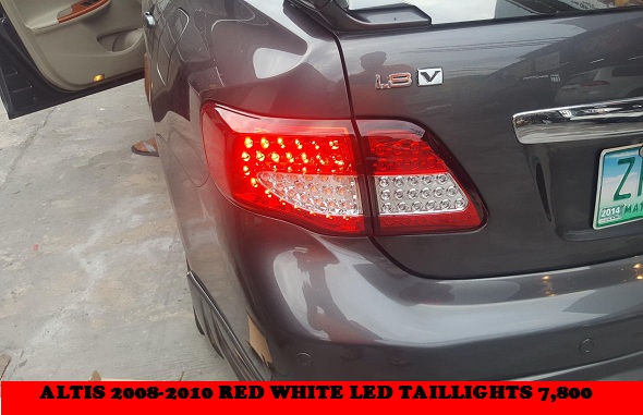 LED TAILLIGHTS ALTIS 2008-2010 
