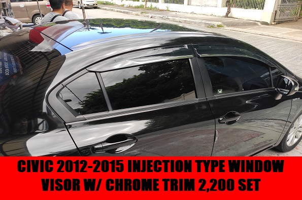 WINDOW VISOR CIVIC 2012-2015 