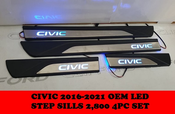 LED STEP SILLS CIVIC 2016-2021