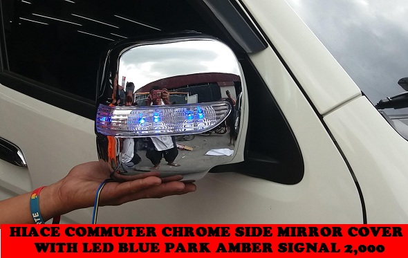 SIDE MIRROR COVER WITH LED HIACE COMMUTER